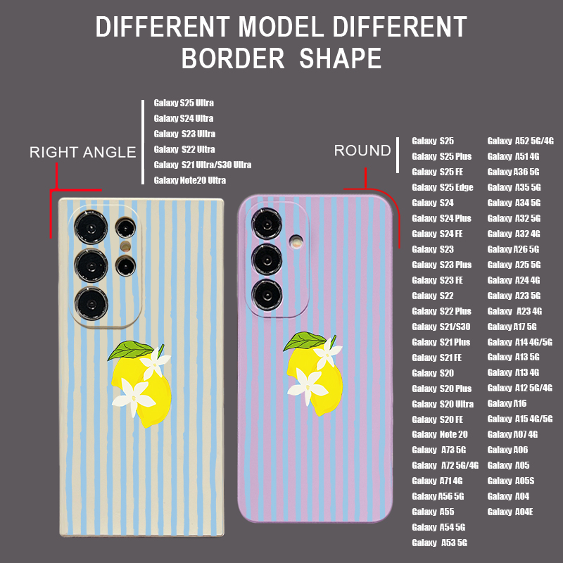 Stripe Lemon Print TPU Phone C - Phone Cases Galaxy A16 5G reseña y precio