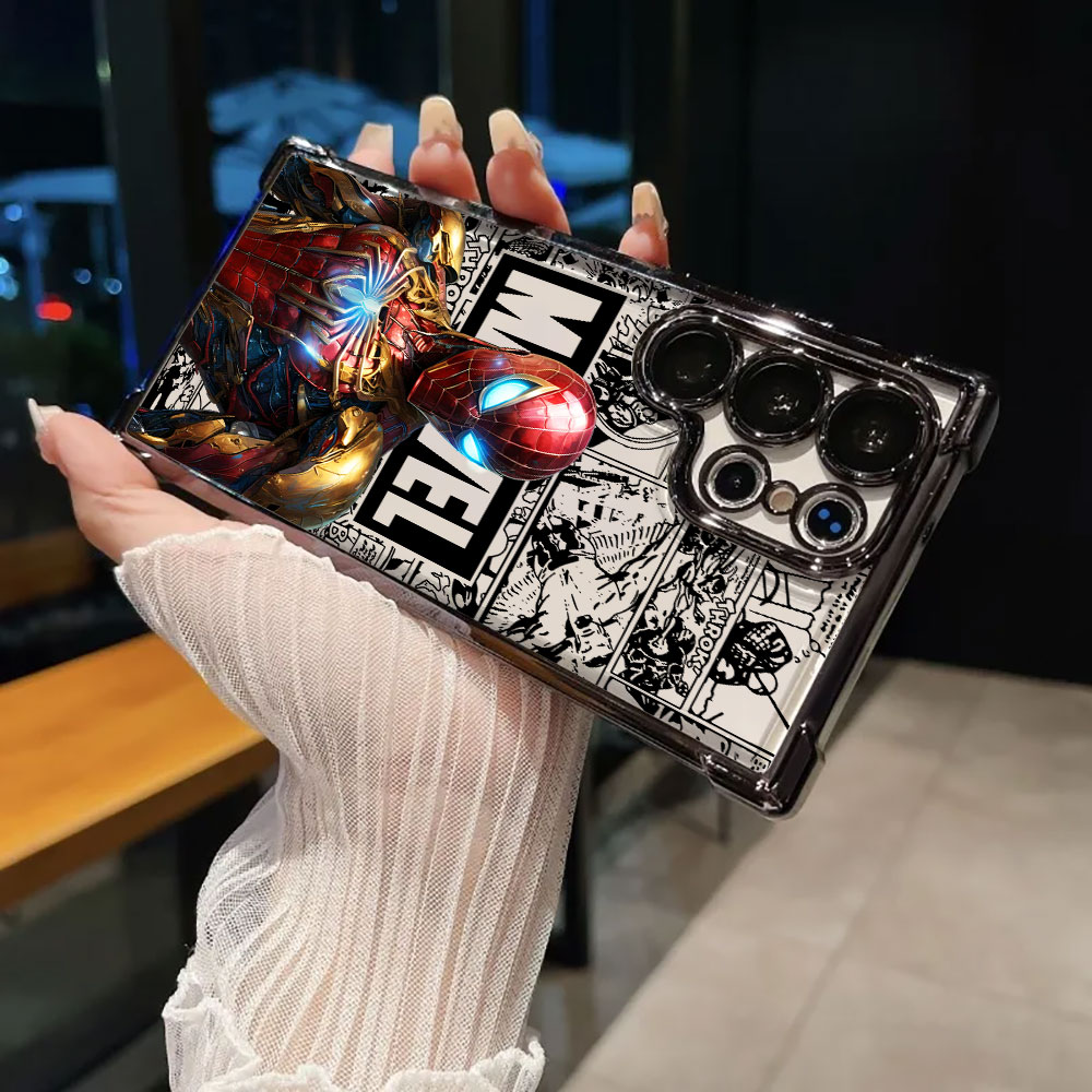 Marvel Spiderman Ironman Comic - Phone Cases For Samsung S22 reseña y precio