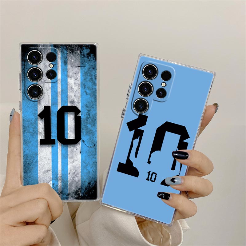 Cool Football Number 10 Transp - Phone Cases For Samsung S22 reseña y precio