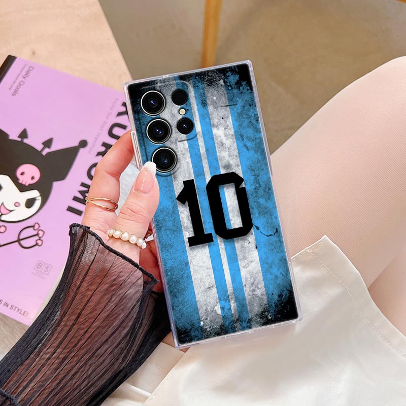 Cool Football Number 10 Transp - Phone Cases For Samsung S22 reseña y precio