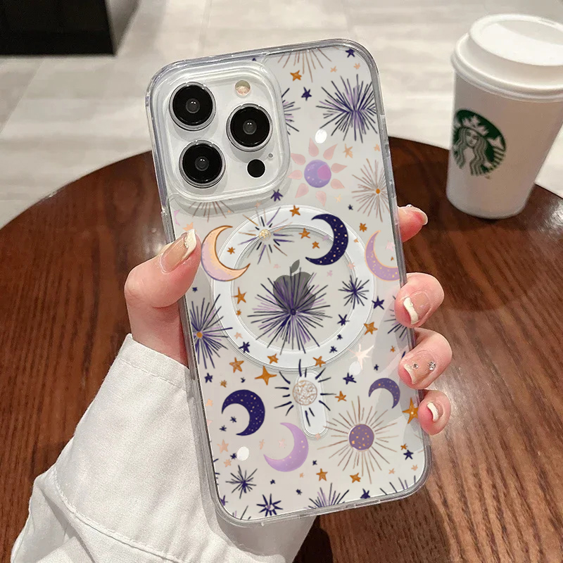 Romantic Sun Moon Stars Phone  - Phone Cases Bulk reseña y precio