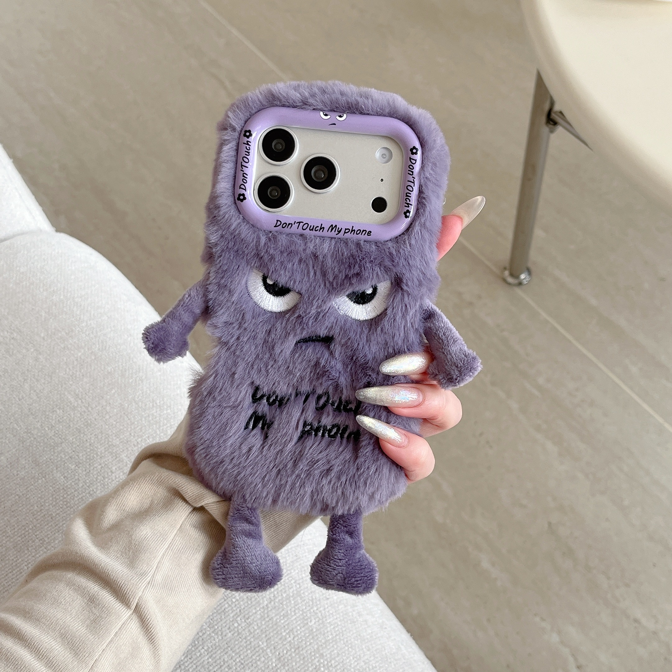 Cute Plush Phone Case with Qui - Phone Cases Iphone 15 Pro Max reseña y precio
