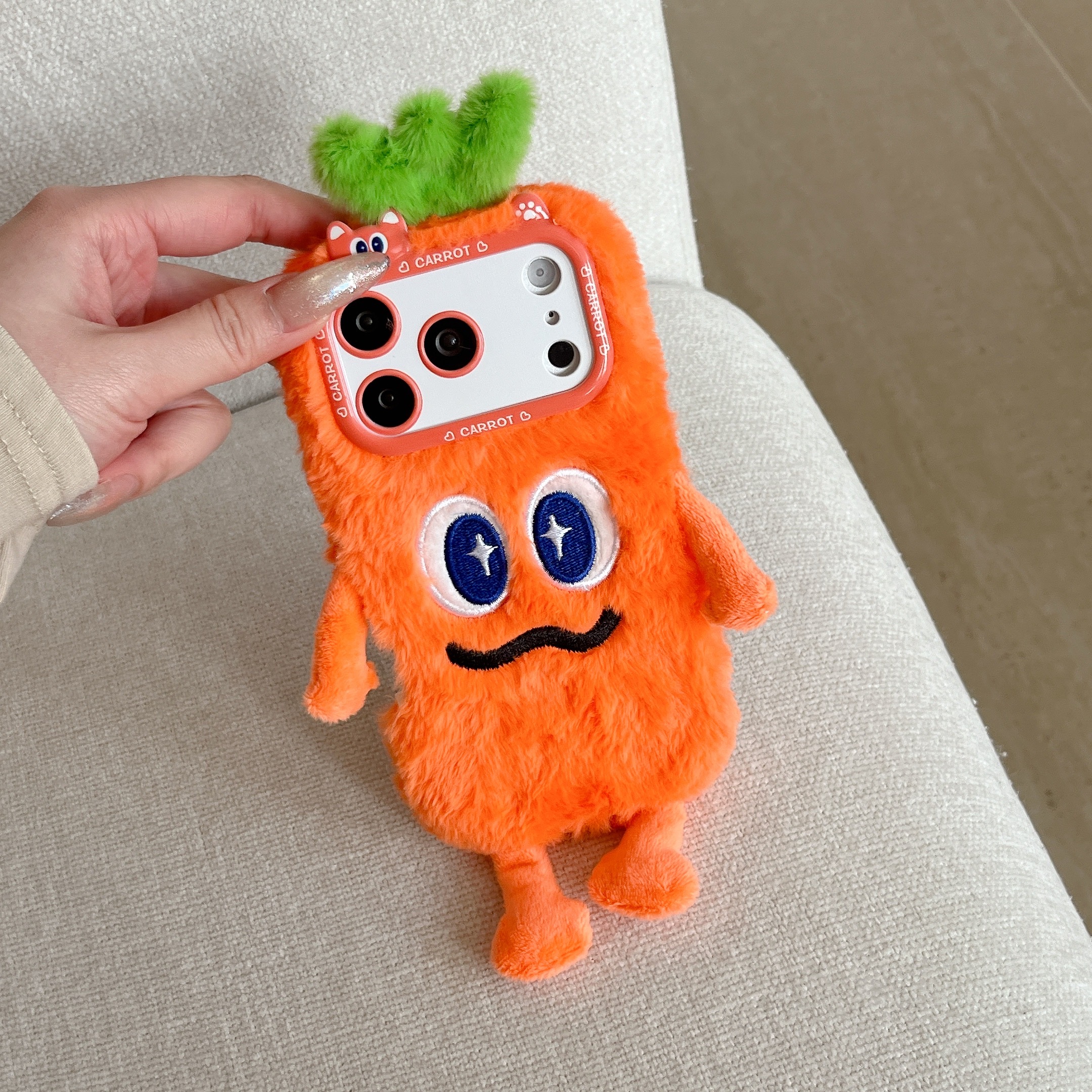Cute Plush Phone Case with Qui - Phone Cases Iphone 15 Pro Max reseña y precio