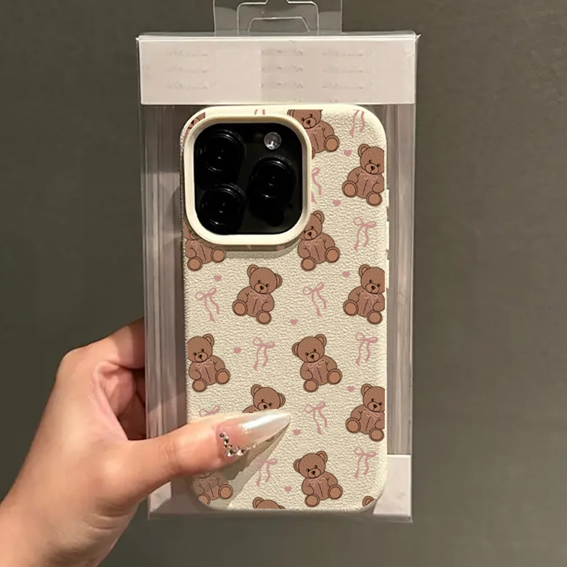 Cute Bow Tie Bear Lichee Patte - Phone Cases Girls reseña y precio