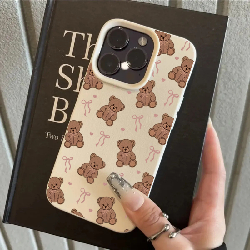 Cute Bow Tie Bear Lichee Patte - Phone Cases Girls reseña y precio