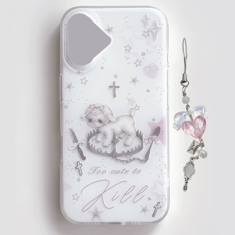 Y2k Korean INS Creative Cute P - Phone Cases Girls reseña y precio