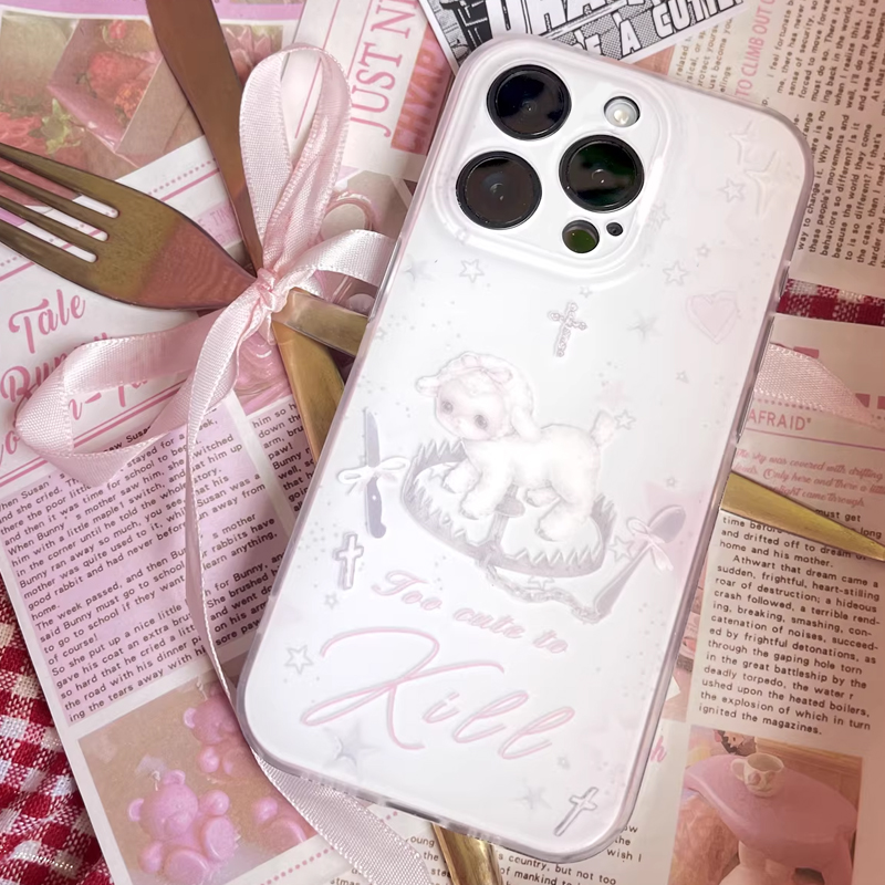 Y2k Korean INS Creative Cute P - Phone Cases Girls reseña y precio