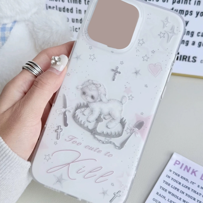 Y2k Korean INS Creative Cute P - Phone Cases Girls reseña y precio
