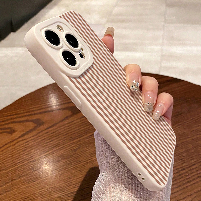 Pink Striped Painted Anti-Drop - Phone Cases Bulk reseña y precio