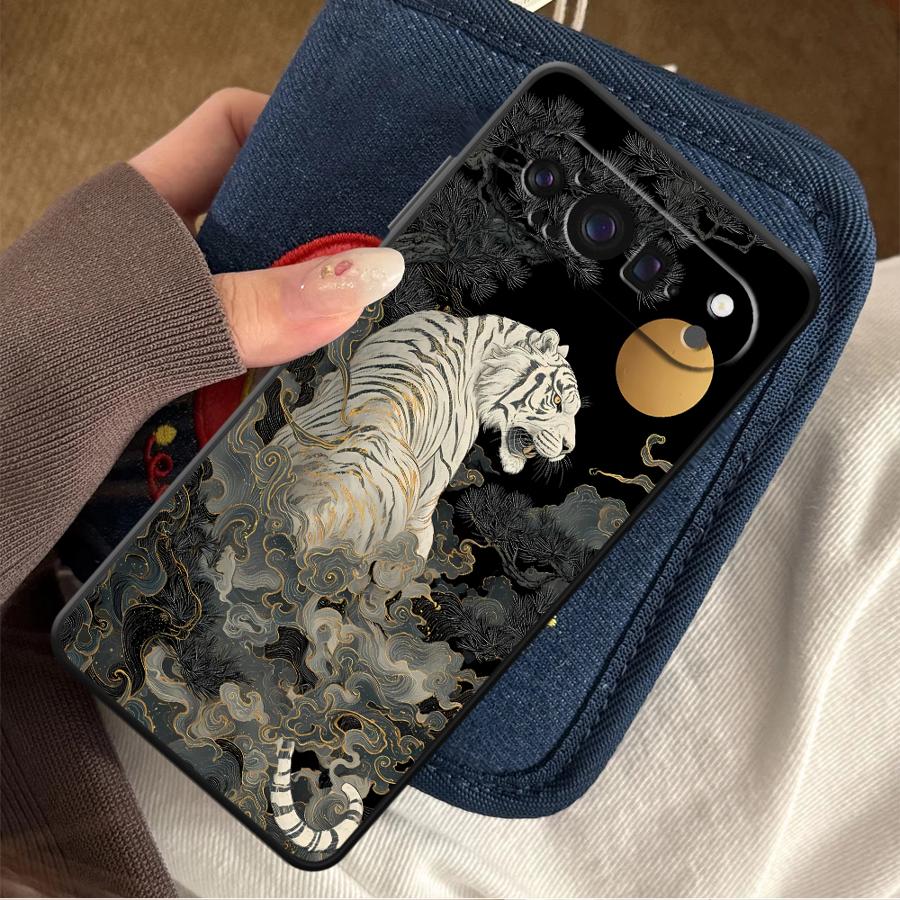 White Tiger Funda Phone Cover  - Phone Cases Google Pixel 10 Pro reseña y precio
