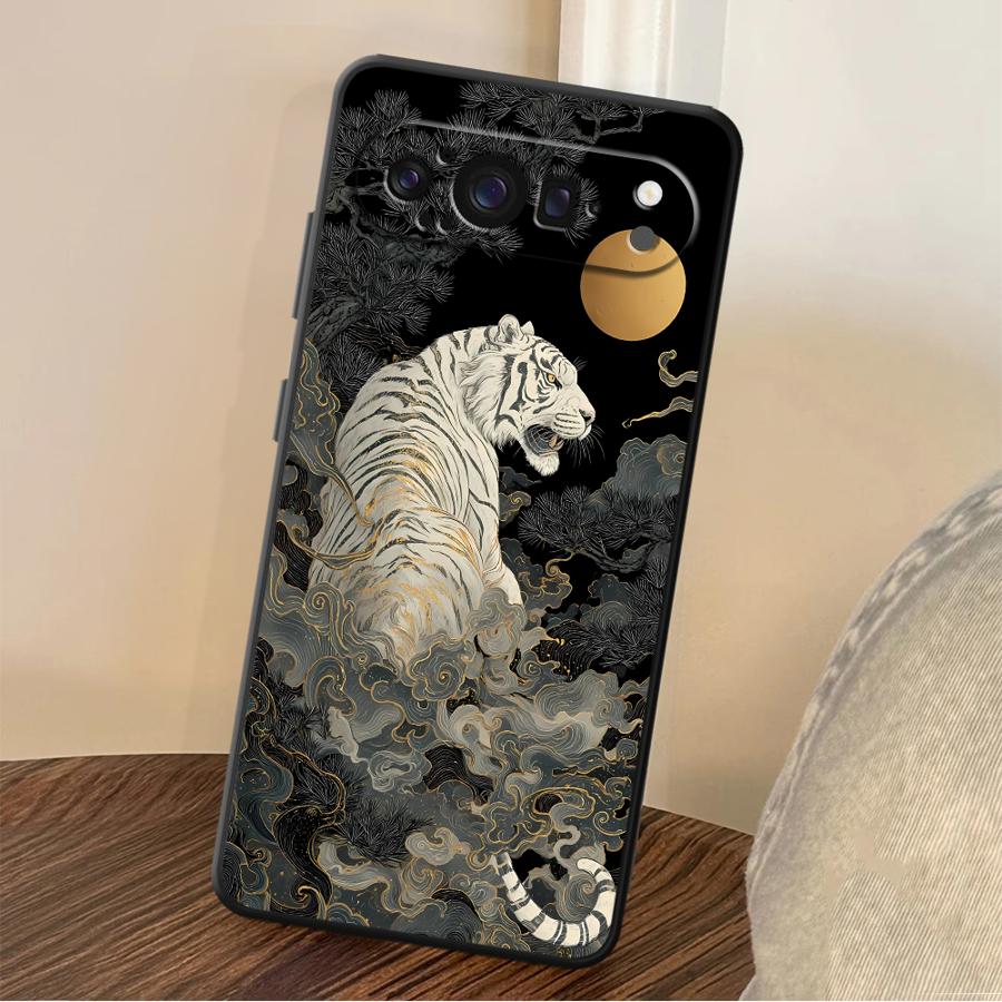 White Tiger Funda Phone Cover  - Phone Cases Google Pixel 10 Pro reseña y precio