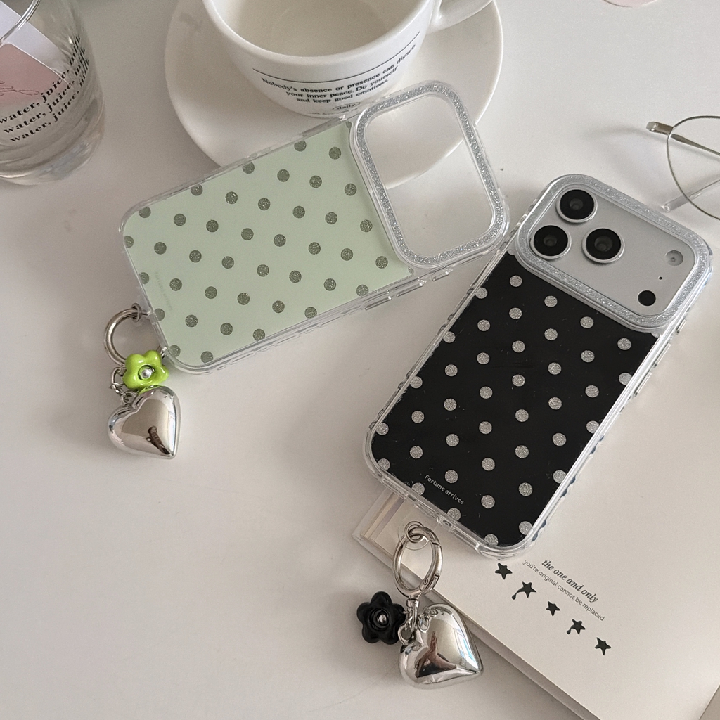 Creative Minimalist Polka Dot  - Glitter Shockproof Case reseña y precio
