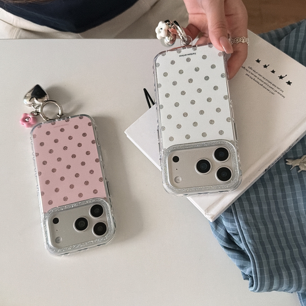 Creative Minimalist Polka Dot  - Glitter Shockproof Case reseña y precio