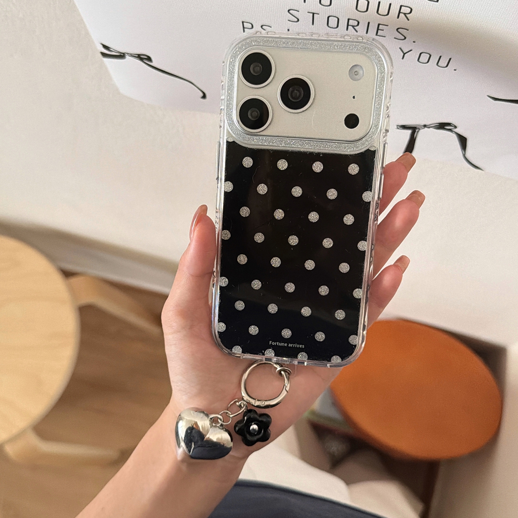 Creative Minimalist Polka Dot  - Glitter Shockproof Case reseña y precio