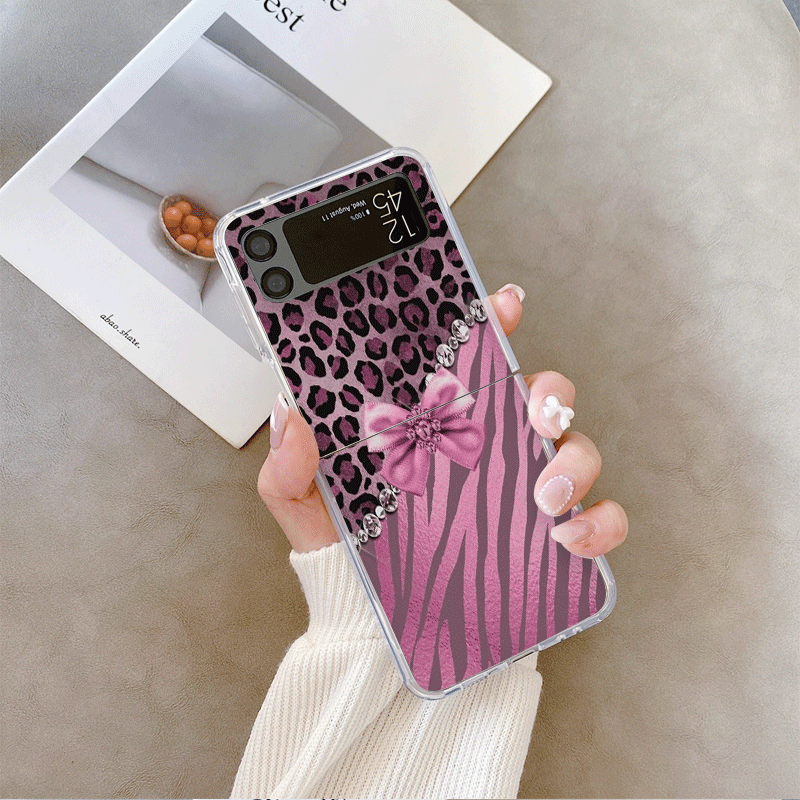 Creative Pink Blue Bow Leopard - Phone Cases Blue reseña y precio