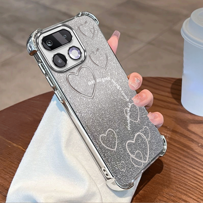 Glitter Plating Protective Cov - Glitter Shockproof Case reseña y precio