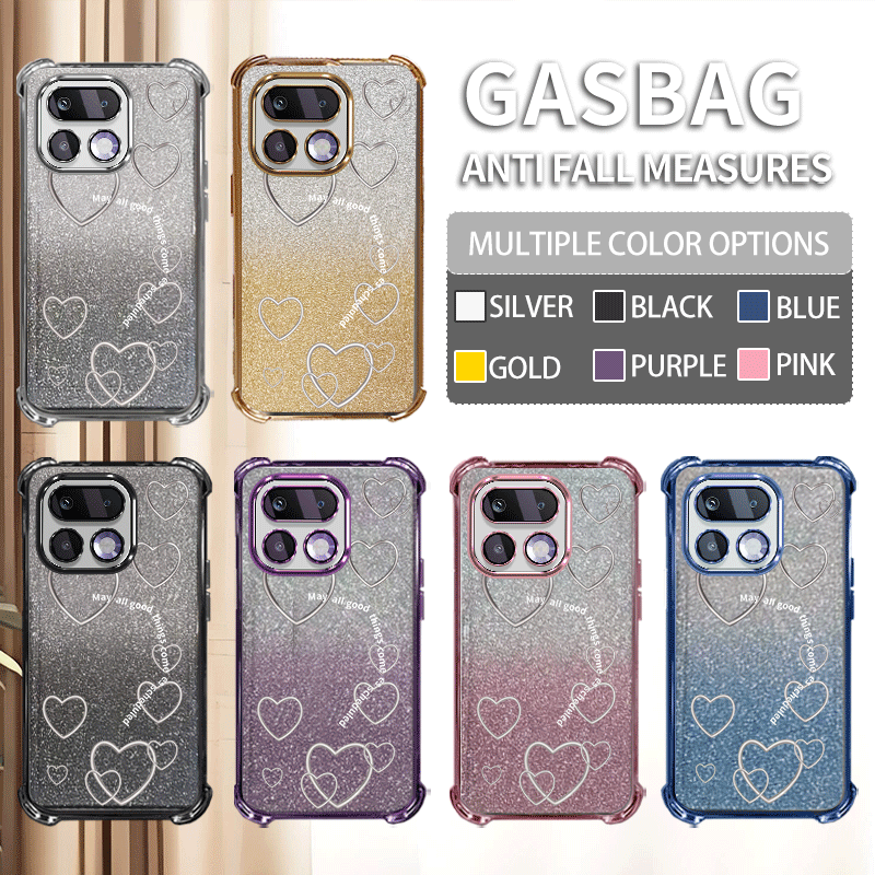 Glitter Plating Protective Cov - Glitter Shockproof Case reseña y precio