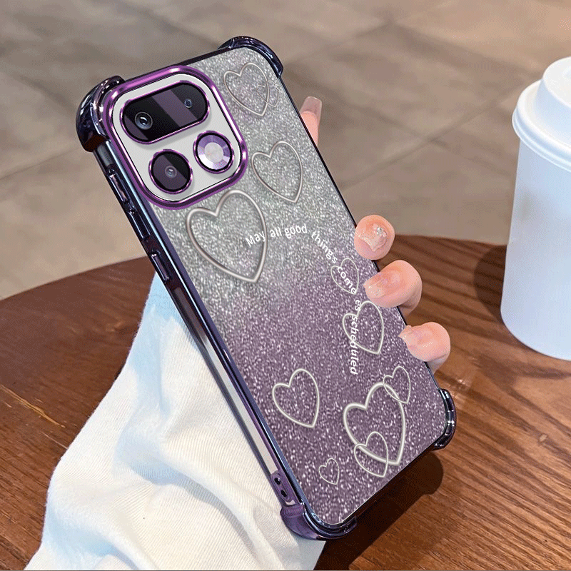 Glitter Plating Protective Cov - Glitter Shockproof Case reseña y precio