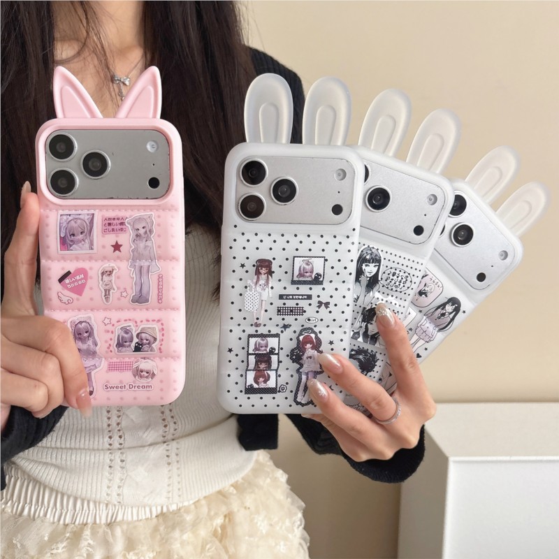 Japanese Y2K Cute Bunny Ear Ph - Phone Cases Girls reseña y precio