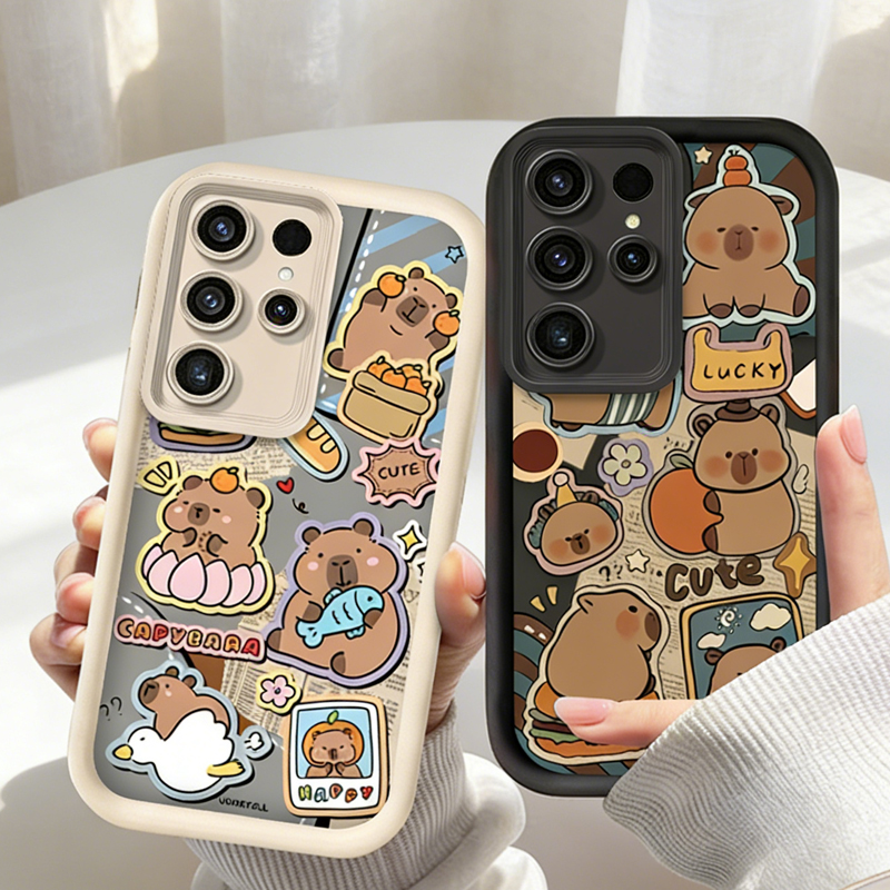 Cute Capybara Hamburger Phone  - Phone Cases Galaxy A16 5G reseña y precio