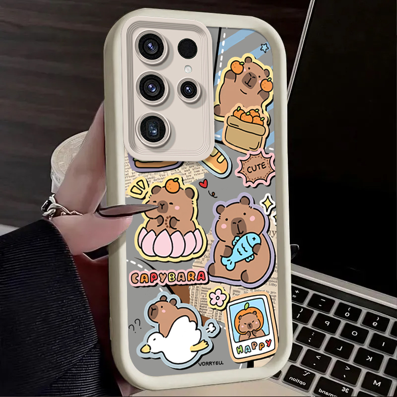 Cute Capybara Hamburger Phone  - Phone Cases Galaxy A16 5G reseña y precio