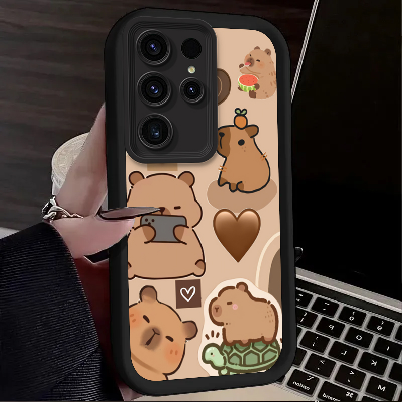 Cute Capybara Hamburger Phone  - Phone Cases Galaxy A16 5G reseña y precio